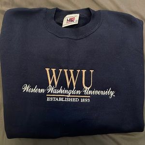 Western Washington University crewneck sweatshirt